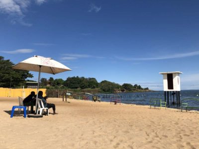 Spennah Beach Entebbe am Victoriasee in Uganda