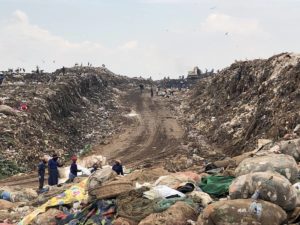Kampala Afrika Mülldeponie Kiteezi